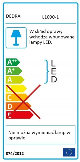 Lampa naścienna 20W z czujnikiem ruchu SMD LED